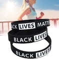 thumbnail image 3 of Pulsera de Black Lives Matter pulsera informal accesorios inspiradores pulseras de silicona inspiradoras para mujeres amigos niños y niñas ANGGREK Otros, 3 of 8