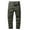 Army Green, variant on Ohufall Cargo Pants For Men Solid Casual Fashion Button-Zip Multi-Pocket Straight Cargo Trousers