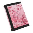 thumbnail image 2 of FUIALDOLG Pink Cherry Blossoms Children's Wallet, Polyester Youth Purse for Outdoor, Easy Access Foldable Trifold Card Wallet, 2 of 6