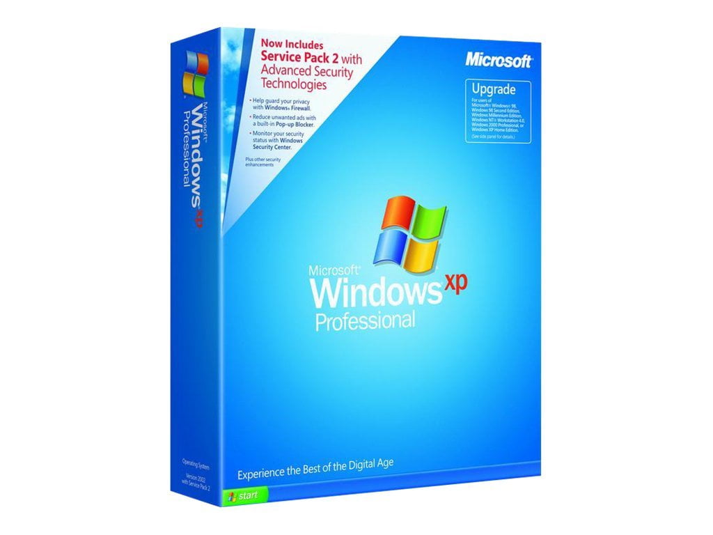 Microsoft Windows XP Professional w/SP2 - Box pack (upgrade) - 1 user ...