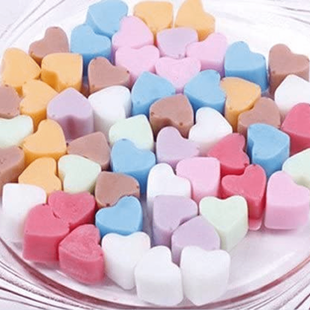 Silicone Mini Heart Molds for Baking, Heart Shape Ice Cube Candy Chocolate  Mold, Valentine Candy Molds 