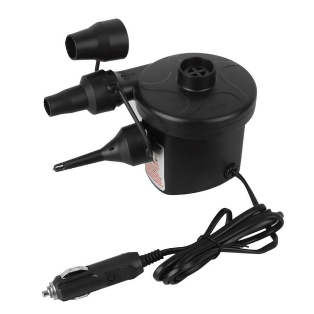 Electric Air Pump DC12V Home Inflate Deflate Pumps Inflator Electropump For Air Mattress Air Bed Inflate Toy with 3 Nozzles