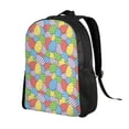thumbnail image 2 of Disketp Colorful Easter eggs Mochila Unisex de Apertura Lateral Completa, Mochila para Laptop para Escuela, Trabajo y Viajes, 2 of 8