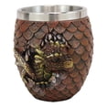 thumbnail image 3 of Ebros Medieval Elemental Red Dragon Scale Egg With Wyrmling Mugs (Fire Red), 3 of 9