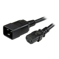 StarTech.com 3 ft Heavy Duty 14 AWG Computer Power Cord - C13 to C20
