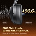 thumbnail image 2 of Auriculares con cancelación activa de ruido Vonaural BT 5.4 negros, 2 of 8