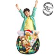 thumbnail image 3 of Butterfly Storage Toy Bag Chair, Colorful Silhouettes and Outlines Insect Animals of the Spring Season Pattern, Stuffed Animal Organizer Washable Bag, Small Size, Multicolor, by Ambesonne, 3 of 3