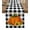 Black, variant on Thanksgiving Table Runner 36 Inches, Fall Pumpkin Sunflowers Orange White Plaid Bed Runner Dresser Scarves Tabletop for Indoor Outdoor Parties/Ceremony/Banquet, 13"x 36"