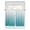 Auqa Blue, variant on Half Window Curtains 24 Inches Long, Aqua Blue Geometric Window Treatment Curtain Drapes, Modern White Stripe Distortion Art Short Curtains Tiers for Kitchen Over Sink, 27.5"x24", 2 Panels