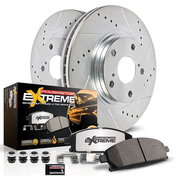 Power Stop Rear Z36 Truck & Tow Brake Pad and Rotor Kit K8641-36