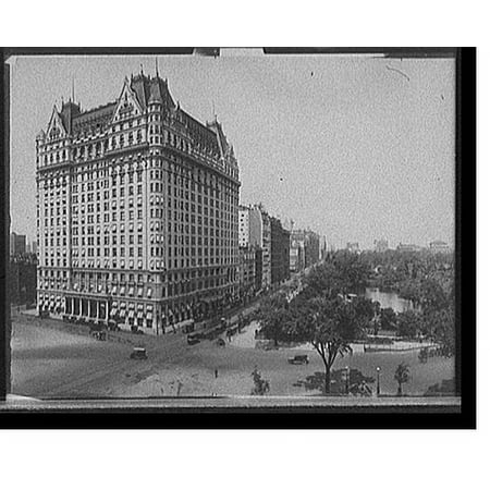 Historic Print, [The Plaza Hotel and Central Park, New York, N.Y.], 16" x 20"