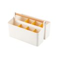 thumbnail image 1 of Desk Organizer Multi-Functional Carry Divided Office Storage Tote Plastic Pencil Pen Holder Station, 1 of 5