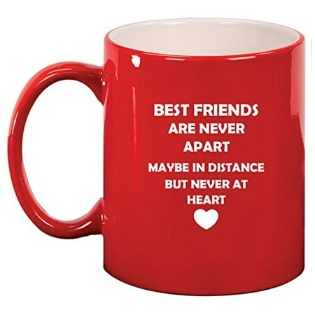 Ceramic Coffee Tea Mug Cup Best Friends Long Distance Love (Best Long Distance Love Letters)