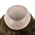 thumbnail image 4 of Toupee for Men Human Hair Replacement System 8"X10" Fine Mono Toupee Hair for Men Durable Monofilament Mens Toupee Hairpieces, 4 of 5