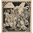 thumbnail image 3 of Ivan Ivanec 20x21 Black Modern Framed Museum Art Print Titled - A Project of Illustrations with the Each Kings Bowing Scene (1929-1940), 3 of 5