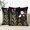 Black-18" x 18" (Pack of 2), variant on Spring Summer Flembroidered Throwow Cover 18 X 18 Inch Gray Colorful Flowers Decorative Tufted Patterned Linen Cushion Case For Sofa Couch