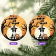 thumbnail image 2 of Trick or Treat English Springer Spaniel Needs Candy Happy Halloween Night Ceramic Round Ornament Springers Dog Lover Gifts Home Tree Decor - 02020, 2 of 5