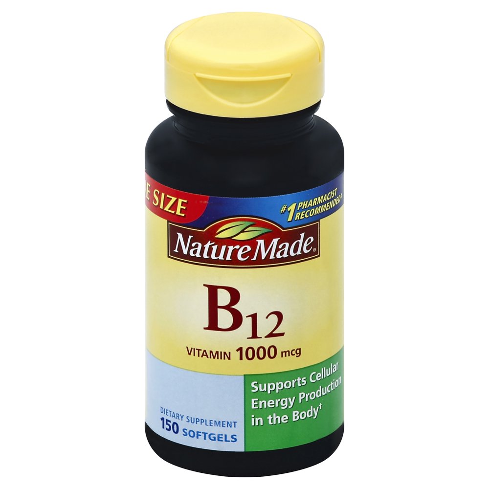 NATURE MADE Vitamin B12, 1000 mcg, Softgels, 150.0 CT