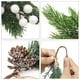 thumbnail image 3 of Toystoory Ramas de pino artificiales Adorno de Navidad Decoración de árbol de Navidad Decoración navideña de Navidad Estilo frutos rojos 10 Uds., 3 of 6