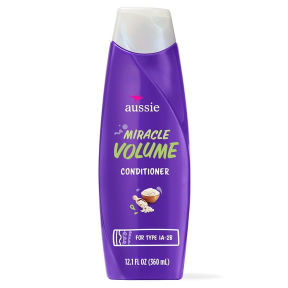 Aussie Miracle Volume Conditioner for Fine Hair, 12.1 fl oz