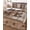 brown, variant on Full Size Quilt Bedding Set, Farmhouse Reversible Summer Quilt 3 Pieces, Vintage Country Texas Star Plaid Wooden Grain Lightweight Bedspreads Coverlets with 2 Pillow Shams for All Seasons