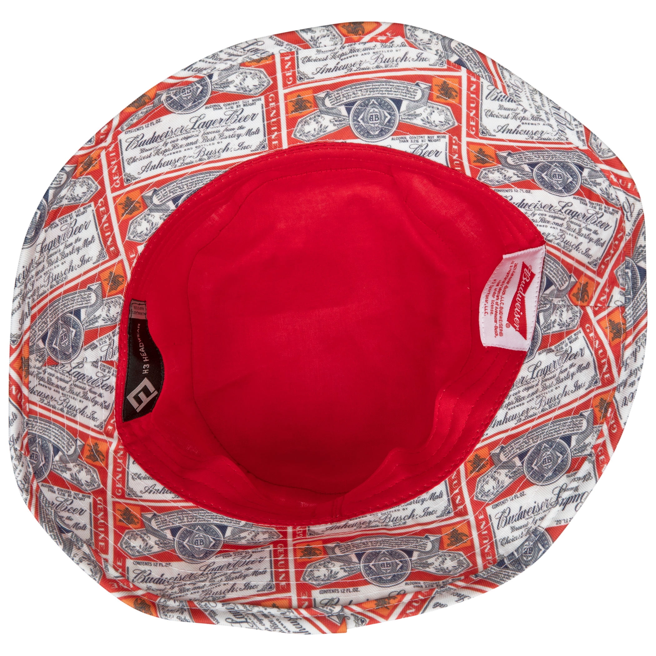 Budweiser Beer Repeating Label Bucket 