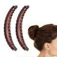 thumbnail image 3 of 2 pinzas grandes con forma de plátano, pasadores para el pelo, herramienta para peinar, pinza clásica con forma de plátano para sujetar el pelo de Café, 3 of 6
