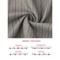 thumbnail image 5 of DARING DIVA Women's Double Breasted Vintage Pinstripe Striped Suit Blazer S Gray, 5 of 6