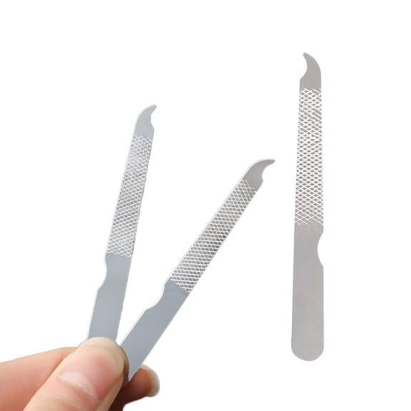 10Pcs Nail File - 10 Pack Nail File Set Stainless Double Nail File Stainless Double Nail File Trim Manicure Tool for Hand and Foot Care in Nail Salon, Nail File, Stainless Steel Nail File, Easter,