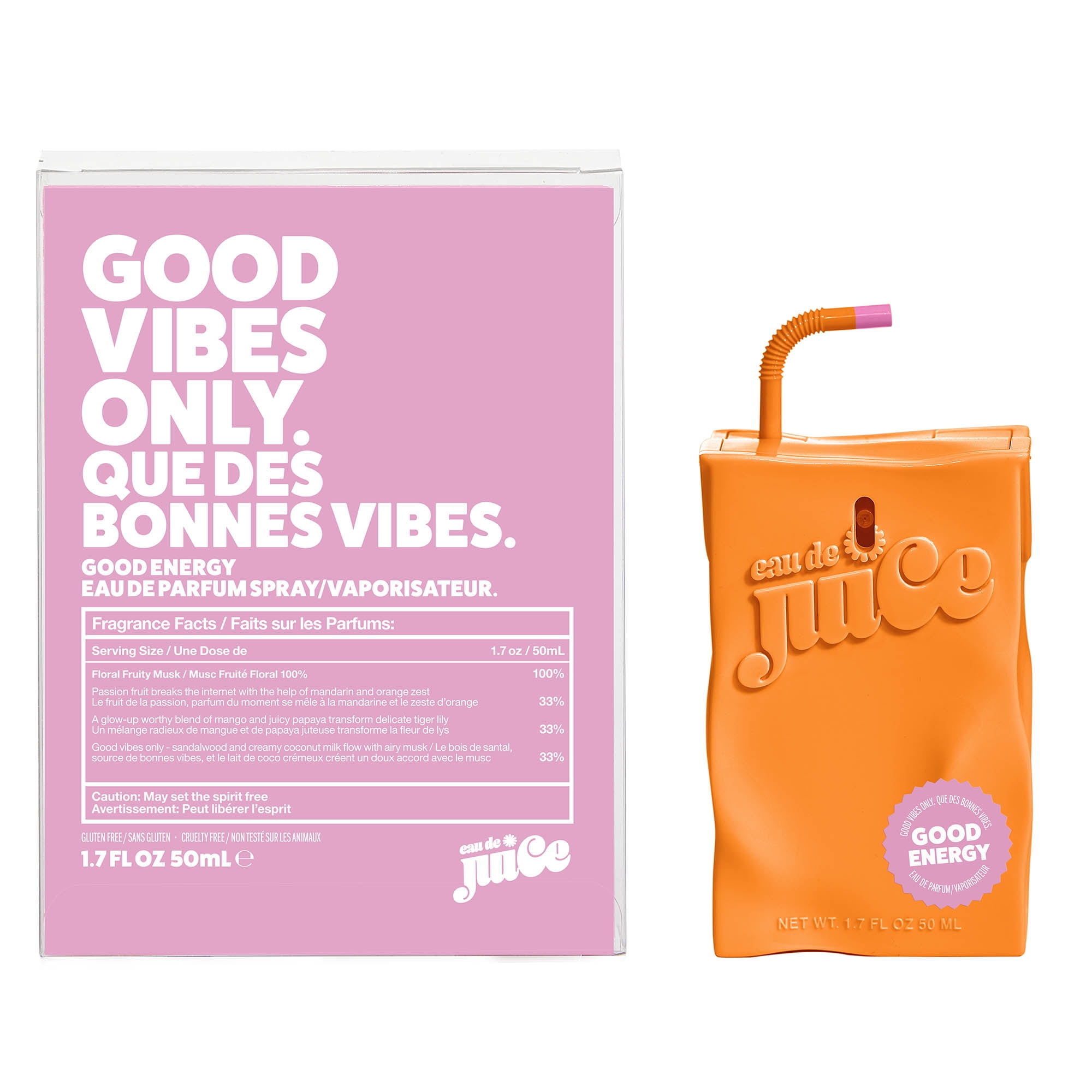 Buy Eau de Juice Good Energy Eau de Parfum, Perfume for Women, 1.7 Oz