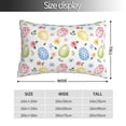thumbnail image 4 of Disketp Pillow Covers Easter Egg3 Pattern Throw Pillow Case Cushion Covers,Cushion For Bedroom,Couch,Home-16"X24", 4 of 8