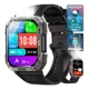 thumbnail image 2 of Iowodo C20pro Reloj Smartwatch Inteligente W60 2.01 Tft 900mAh Batería Caja Negro Negro Smartband Tactico Militar Smart Watch Hombre Llamada Bluetooth Ip68 Impermeable Resistente Al Polvo Y Impactos, 2 of 8