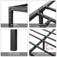 thumbnail image 3 of Bingirl 14-Inch Sturdy Metal Platform Queen Size Bed Frame: Heavy Duty Steel Slat Support, Easy Assembly, Noise-Free, with Storage Space, No Box Spring Needed (Black), 3 of 7