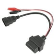 thumbnail image 2 of Qiilu Plastic And Metal Sturdy And Durable Mechanical Tool Diagnostic Adapter Cable 3Pin To 16Pin OBD Connector For Home Factory Industry Auto Repair Shop, 2 of 8