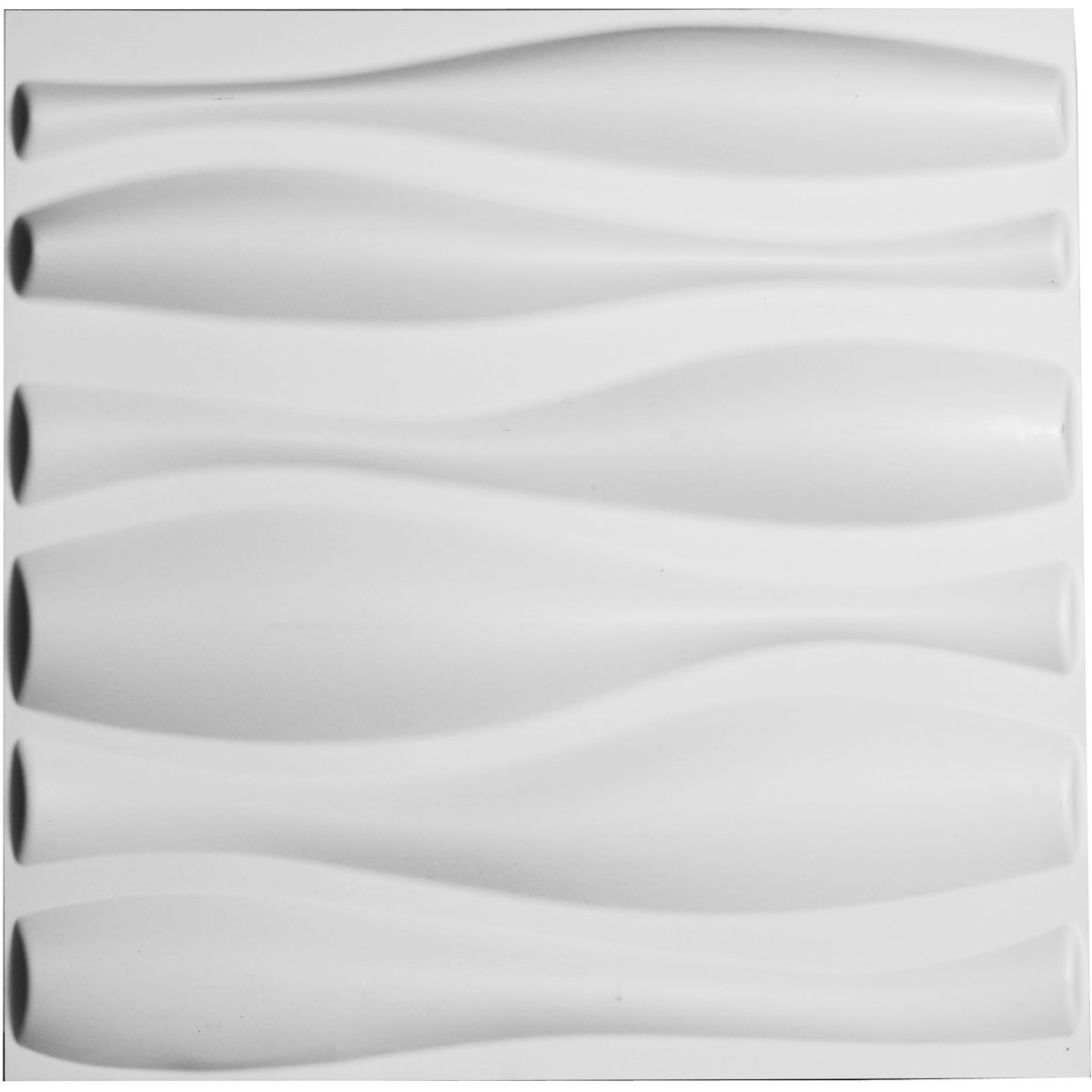 19 5/8"W x 19 5/8"H Fairfax EnduraWall Decorative 3D Wall Panel, White