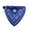 蓝色,Blue, variant on FAMTKT Dog Bandanas, Pet Dog Puppy Neck Scarf Bandana Collar Neckerchief S, Adjustable Accessories for Small To Large Dog Puppy Cat