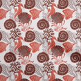 thumbnail image 1 of oneOone Polyester Spandex Red Fabric Ocean Underwater Life Diy Clothing Quilting Fabric Print Fabric By Yard 56 Inch Wide, 1 of 4