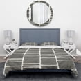 thumbnail image 2 of Designart 'Minimalist Graphics IV' Geometric Duvet Cover Set, 2 of 4