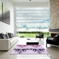 thumbnail image 6 of Ahgly Company Indoor Rectangle Patterned Orchid Purple Area Rugs, 7' x 10', 6 of 6