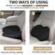 thumbnail image 2 of Car Seat Cushion - Memory Foam Car Seat Pad - Sciatica Lower Back Pain Relief - Road Trip Essentials For Drivers(black), 2 of 5