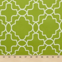 Ottertex Printed Canvas Fabric Waterproof Outdoor 60" Wide 600 Denier Sold by The Yard (Green Trellis)