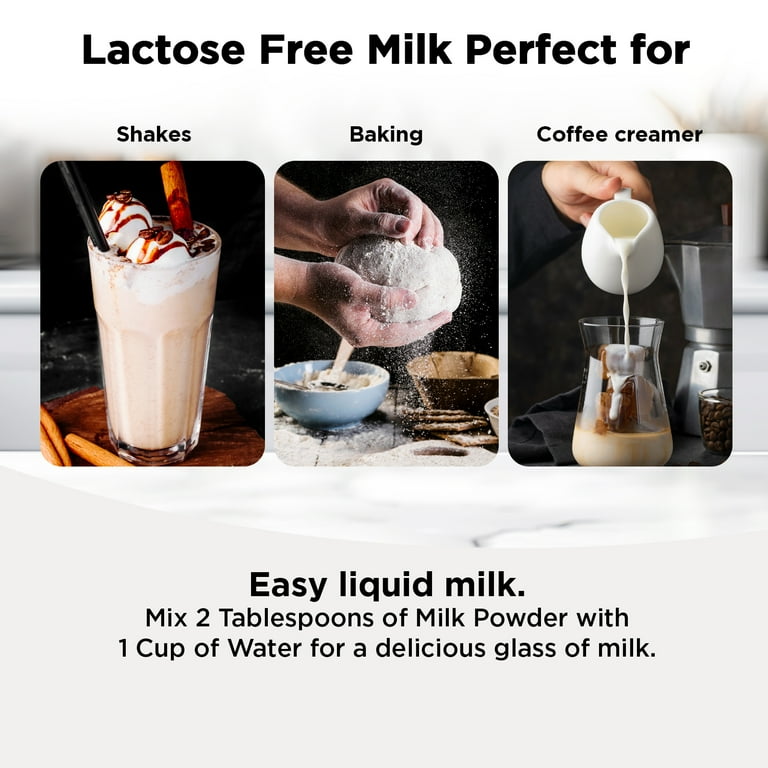 Healthier Comforts Lactose Free Skim Milk Powder 7oz | High