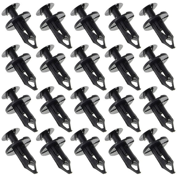 WORGEOUS 100pcs Car Push Type Retainer Clips For Bumper Splash Shield Universal Auto Clips And Fasteners Car Accessories Plastic Bumper Fasteners Clips