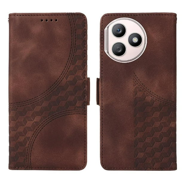 Funda GANGXUN para Honor 90 Lite con diseño acolchado elegante, cuero PU, protección total y ajuste preciso
