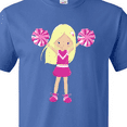 thumbnail image 4 of Inktastic Cheerleaders, Girl With Blonde Hair, Pink Uniform T-Shirt, 4 of 5