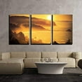thumbnail image 2 of wall26 - 3 Piece Canvas Wall Art - California Coastal Sunset. Shoreline Between Crescent City - Modern Home Art Stretched and Framed Ready to Hang - 24"x36"x3 Panels, 2 of 3