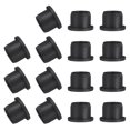 thumbnail image 1 of Uxcell 15 Pcs Tapón de Silicona en Forma de T, Diámetro 14 mm/0.55 Pulgadas, Tapón de Silicona Impermeable Reutilizable, Tapón de Sellado Sólido para Agujeros Redondos en Equipos de Tuberías, Negro, 1 of 7