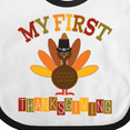 thumbnail image 4 of Inktastic My First Thanksgiving Day Turkey Boys or Girls Baby Bib, 4 of 4