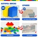thumbnail image 3 of Juego de 101 piezas Building Blocks aotipol para niños con placa base, 3 of 7