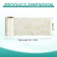 thumbnail image 2 of Uxcell Wood Grain Wallpaper Border 5" x 16.4ft Textured Frame Sticker, White Jade, 2 of 7